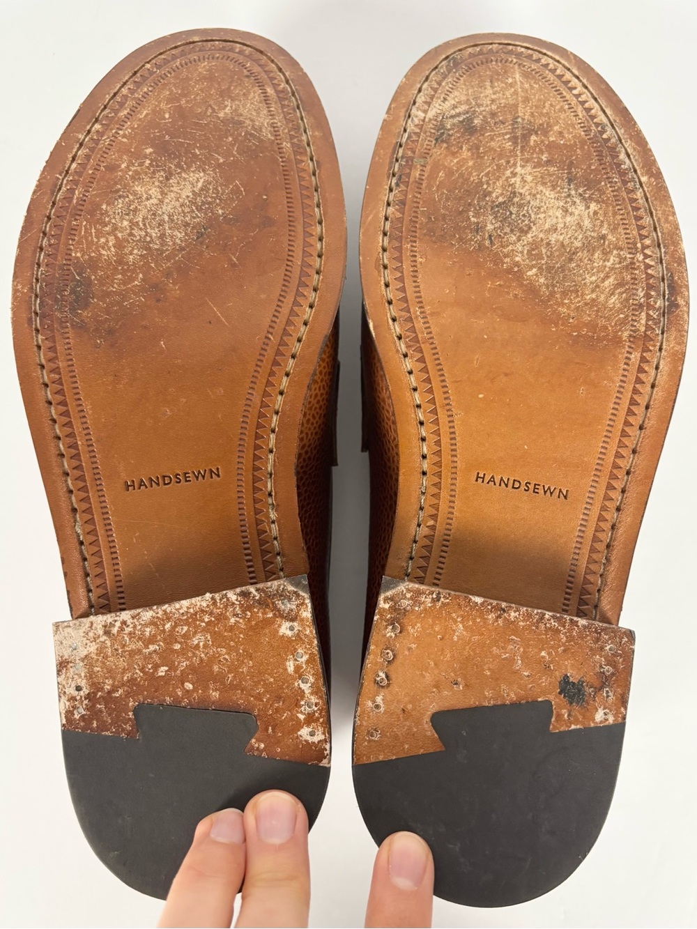 Sid Mashburn Handsewn Penny Loafer in Scotch Pebble Grain Leather - Picture 12 of 12